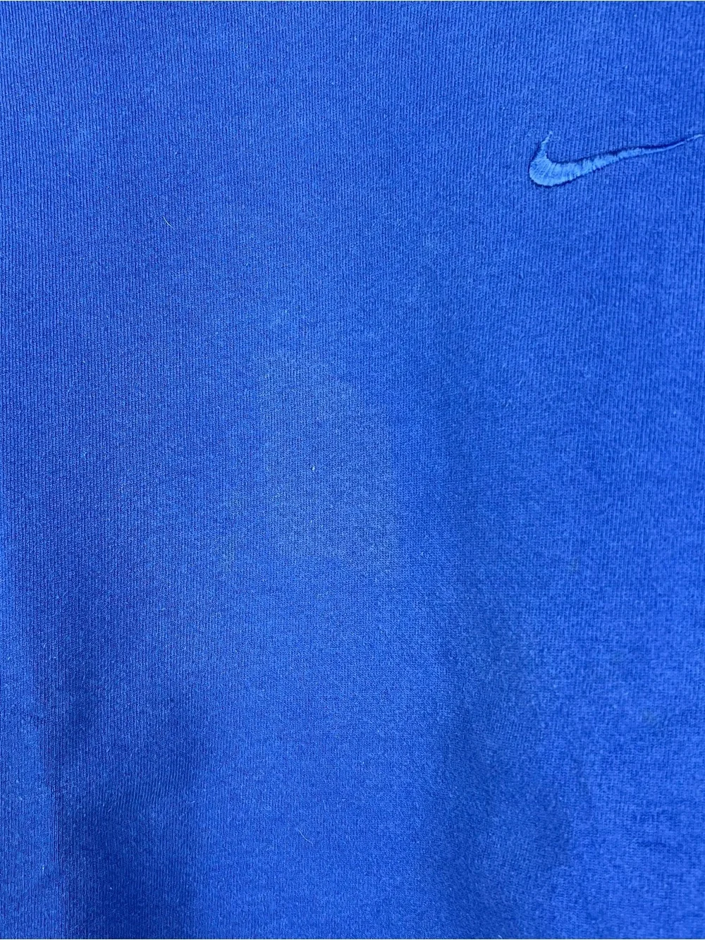 Vintage Nike Sweatshirt Youth Small (4-6) Crewneck Swoosh Pullover 90s USA Blue